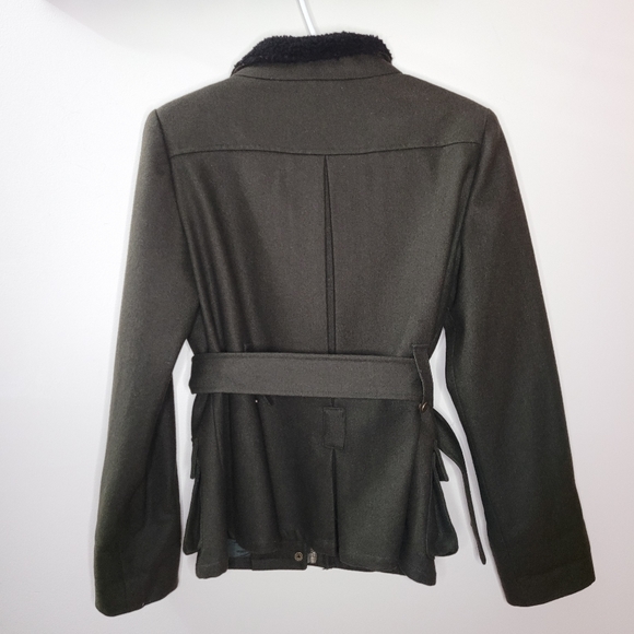 Cecil Gee Hunter Green Coat - Picture 3 of 13